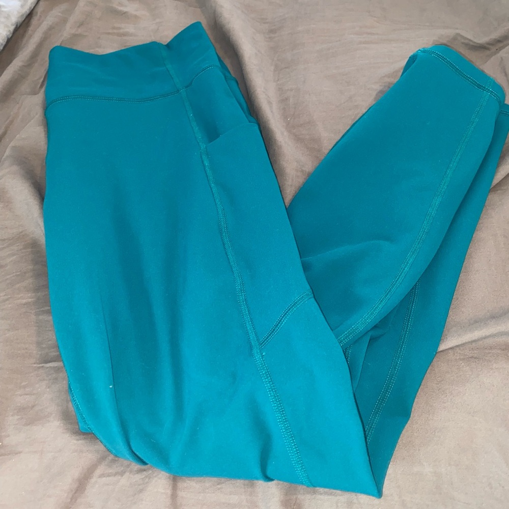 Blue fabletics pure luxe oasis leggings